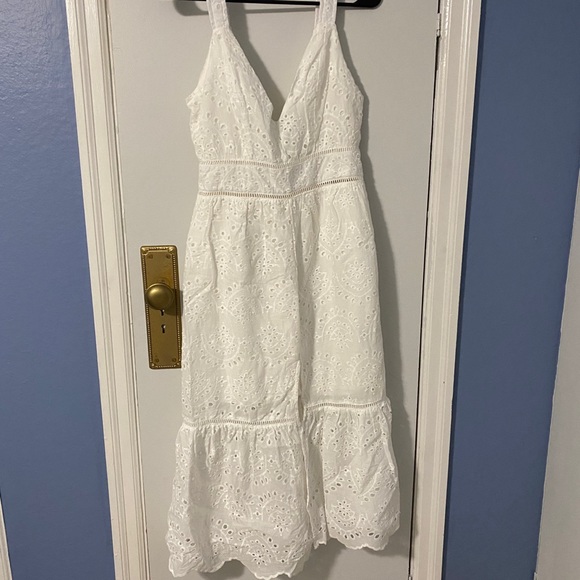 Paper Crane Dresses & Skirts - White Eyelet Lace Dress
